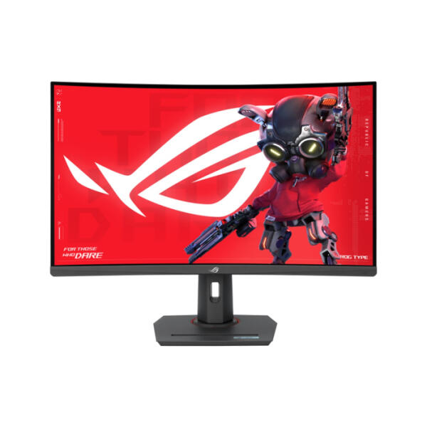 ASUS ROG STRIX XG32WCS 32 Inch 180Hz QHD HDMI 2.0 1ms Curved Gaming Monitor - Black