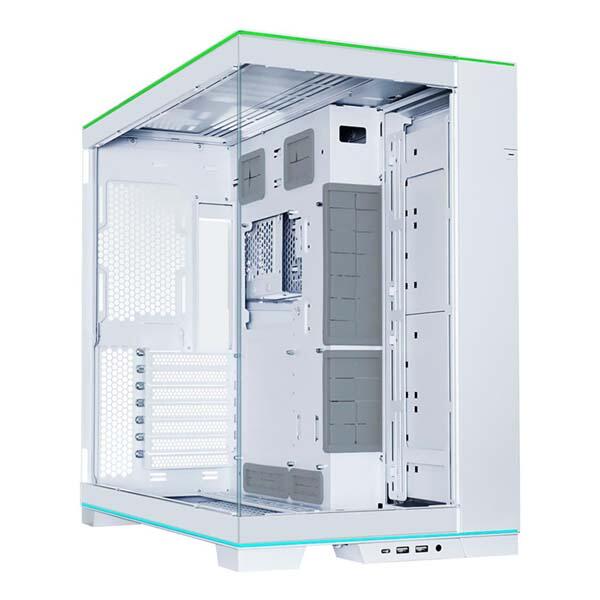 LIAN LI O11 DYNAMIC EVO RGB ATX Mid Tower Case - White [FANS NOT INCLUDED] PC Case