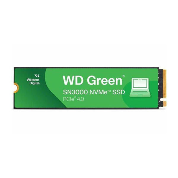 WD Green SN3000 2TB NVMe SSD M.2 PCIe 4.0 Upto 5,000MB/s Read