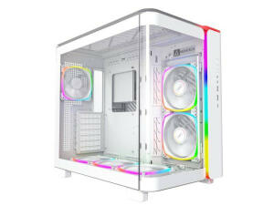 Montech KING95 Pro Mid-Tower PC Chassis - White PC Case