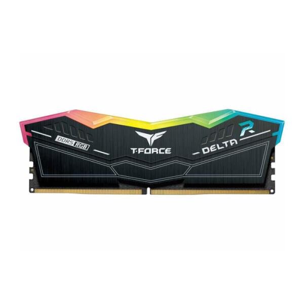 TeamGroup T-Force DELTA RGB 32GB (1x32GB) DDR5 5600MHz CL36 1.3V Single Memory Kit - Black