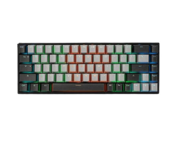 DarkForest Tri-mode Bluetooth 5.0/2.4G/Wired RGB Gaming Keyboard - Black/Gray