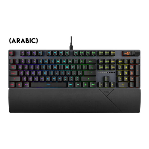 ASUS ROG STRIX SCOPE II RX Optical Mechanical Gaming Keyboard - Black (Arabic)