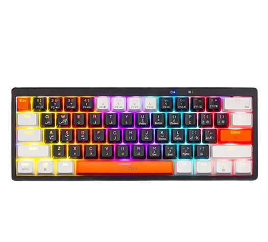 GAMEON AEROX GOMK60-RS 60% RGB Mechanical Wired Gaming Keyboard Red Switch (Arabic/English)
