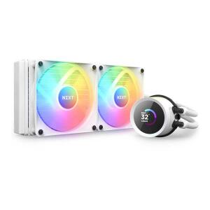 NZXT Kraken 240 RGB - 240mm AIO CPU Liquid Cooler With LCD Display - White