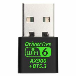 AX900 WiFi 6 Bluetooth WIFI 2-in-1 Mini USB 900Mbps 802.11AX Dongles USB Adapter