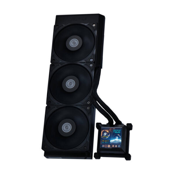 Lian Li Hydro-Shift LCD AIO 360mm Liquid CPU Cooler With 2.88" IPS LCD Screen - Black