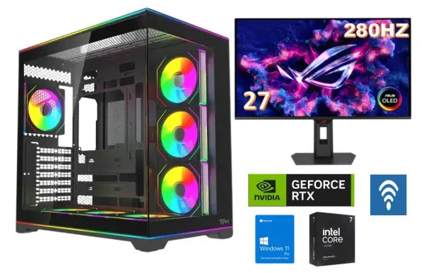 ULTRA7 Intel Core Ultra 7 256K RTX 5080 16GB Gaming PC With Monitor