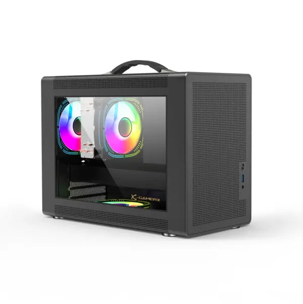 LC-Power Gaming MB Amplified M-ATX Gaming Case - Black