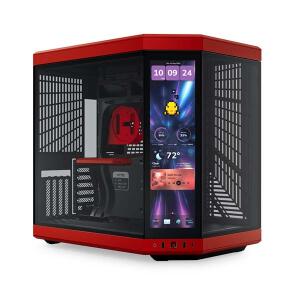 HYTE Y70 TOUCH INFINITE ATX Mid-Tower Case - Black Cherry