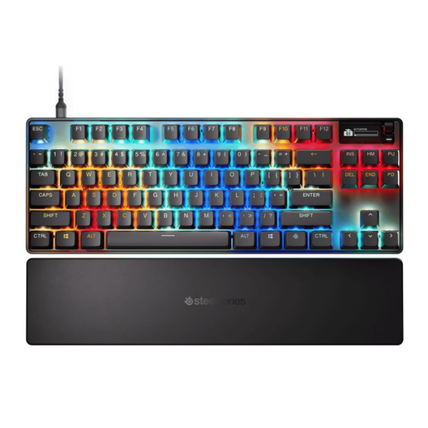 SteelSeries Apex Pro TKL Gen3 Mechanical Wired Gaming Keyboard With Magnetic Wrist Rest