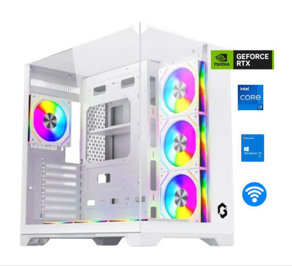DK WHITE I7 14th RTX 5070 Ti SOLID OC 16GB GAMING PC Graphics Card