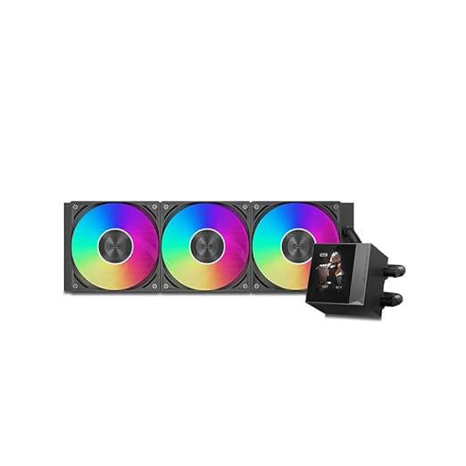 CPS DC360 Pro ARGB 360mm AIO Liquid Cooler - Black