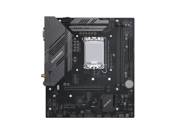 MAXSUN -Challenger B760M DDR5 WIFI ATX Motherboard - Black