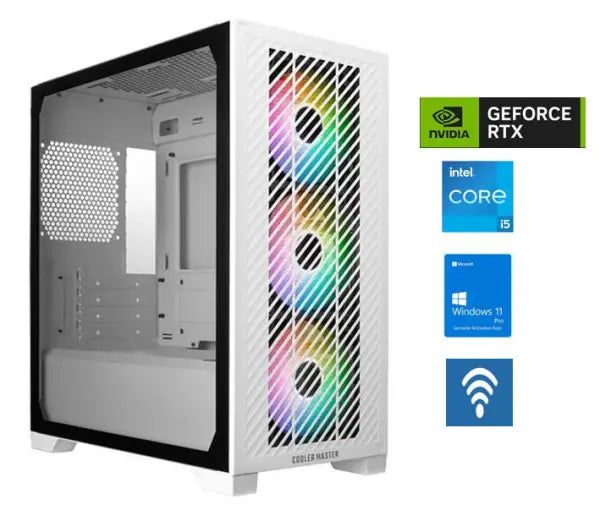POWER WAVE I5 14th RTX 5060 TI 16GB GAMING PC Graphics Card