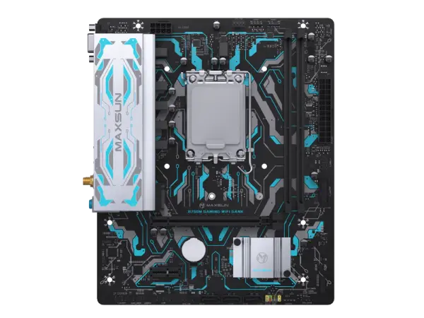 MAXSUN B760M GAMING WIFI GANK V2 DDR5 WIFI ATX Motherboard - Black