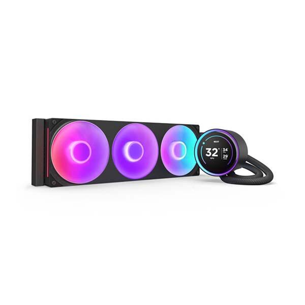 NZXT KRAKEN ELITE 360 V2 - 3x120mm AIO With 2.72 Inch IPS LCD Liquid Cooler - Black