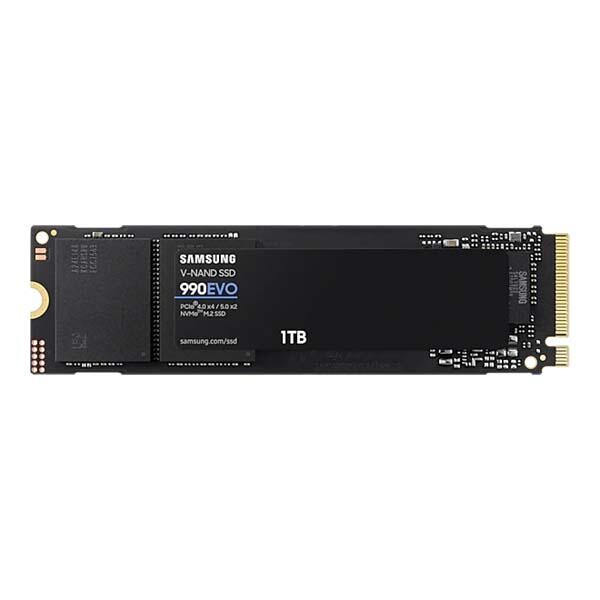 Samsung 990 EVO PCIe 4.0 X4 / 5.0 X2 NVMe 2.0 M.2 SSD - 1TB