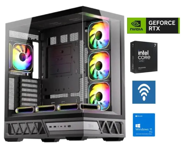 Neon Nova I7 265K Ultar RTX 5070 TI 16GB GAMING PC Graphics Card