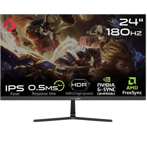 GAMEON GOPS24180IPS 24" FHD, 180Hz, 0.5 Ms , HDMI 2.0 Gaming Monitor (Adaptive Sync And G-Sync Compatible) Fast IPS