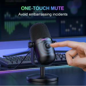 ONIKUMA USB Condenser Gaming Microphone