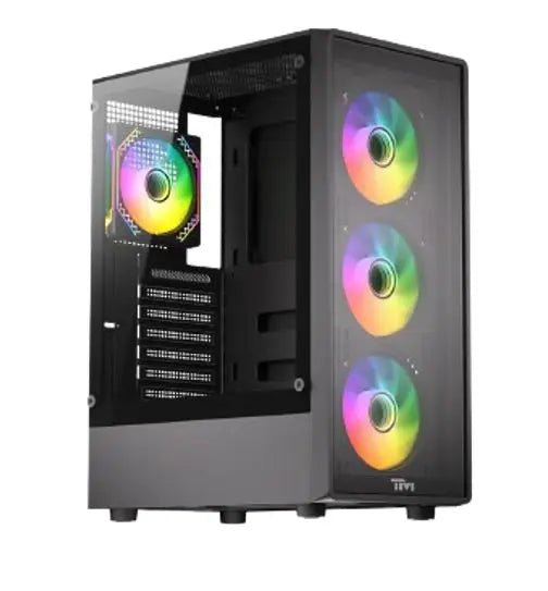 Twisted Minds PHANTOM Gaming Case Mid Tower - Black (4 ARGB Fans Included) TM-PHANTOM-B