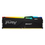 ⁦Kingston Fury Beast RGB 16GB (2x8GB) DDR5 5200MT/s CL40 Memory Kit⁩ - الصورة ⁦2⁩