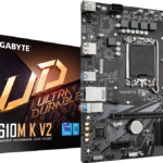 Gigabyte H610M K V2 (rev. 1.0) DDR5 Motherboard - Black