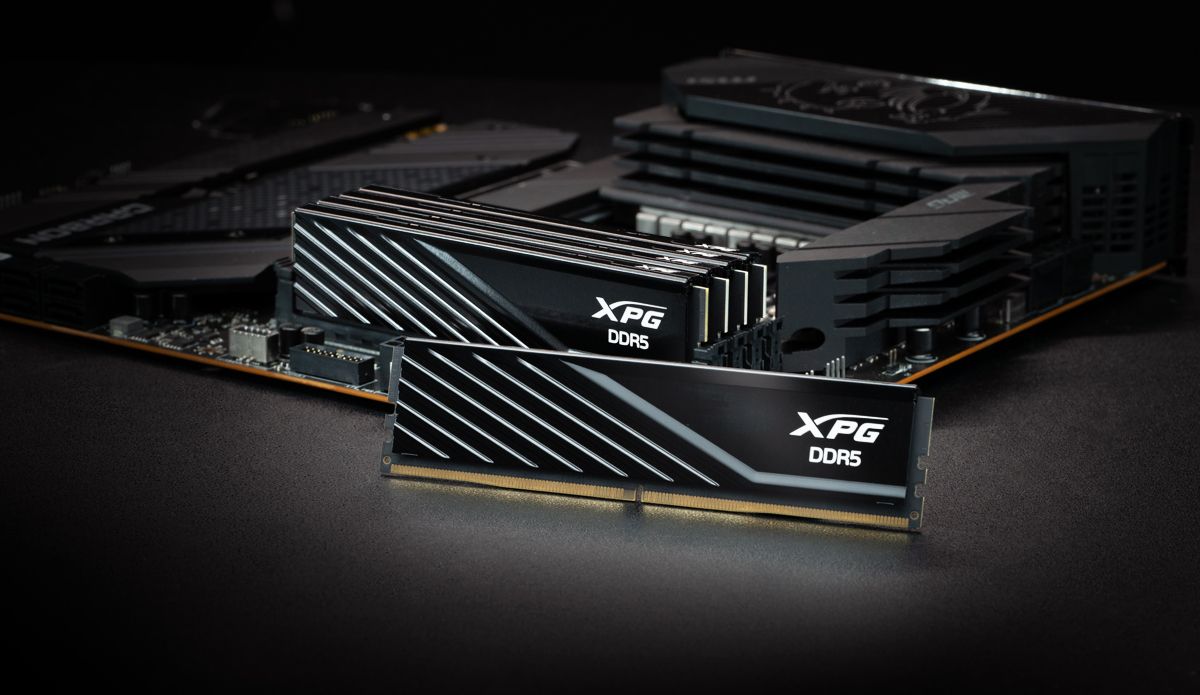 01-official-black-two-module-hero XPG LANCER BLADE 32GB (2 x16GB) DDR5 Desktop Memory, 5600MHz Memory Speed, XPG Black2 - الصورة 1