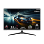 GAMEON GOAE24QHD180IPS Pro Series 23.8” QHD 180HZ, MPRT 0.5ms, HDMI 2.1, Fast IPS Gaming Monitor (Supports PS5) - Black