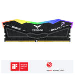 TeamGroup T-Force DELTA RGB 32GB (1x32GB) DDR5 5600MHz CL36 1.3V Single Memory Kit - Black