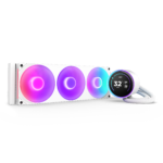 NZXT KRAKEN ELITE 360 RGB V2 - 3x120mm AIO With 2.72 Inch IPS LCD Liquid Cooler - White