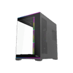 ⁦Twisted Minds RAMPAGE Gaming Case Mid Tower - Black (7ARGB Fans Included) TM-RAMPAGE-B⁩ - الصورة ⁦2⁩