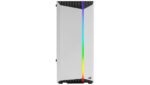 ⁦Aerocool Bionic RGB Mid Tower Tempered Glass Glass Edition Gaming Case - White PC Case⁩ - الصورة ⁦2⁩