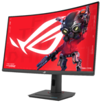 ⁦ASUS ROG STRIX XG32WCS 32 Inch 180Hz QHD HDMI 2.0 1ms Curved Gaming Monitor - Black⁩ - الصورة ⁦3⁩