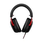 ⁦HyperX Cloud III Wired Gaming Headset - Black/Red⁩ - الصورة ⁦3⁩