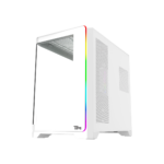 ⁦Twisted Minds FLUX Gaming Case Mid Tower - White - TM-FLUX-W (7ARGB Fans Included)⁩ - الصورة ⁦3⁩