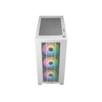 ⁦COOLER MASTER Elite 301 Mid Tower Case - White PC Case⁩ - الصورة ⁦3⁩