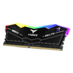 ⁦TeamGroup T-Force DELTA RGB 32GB (1x32GB) DDR5 5600MHz CL36 1.3V Single Memory Kit - Black⁩ - الصورة ⁦3⁩