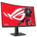 ⁦ASUS ROG STRIX XG32WCS 32 Inch 180Hz QHD HDMI 2.0 1ms Curved Gaming Monitor - Black⁩ - الصورة ⁦4⁩