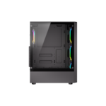 ⁦Twisted Minds PHANTOM Gaming Case Mid Tower - Black (4 ARGB Fans Included) TM-PHANTOM-B⁩ - الصورة ⁦4⁩