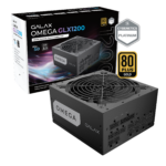 ⁦GALAX OMEGA GLX1200 Full-Modular Power Supply, 80 PLUS Gold Efficiency, Cybenetics Platinum, , Black⁩ - الصورة ⁦2⁩
