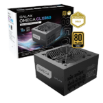 ⁦GALAX OMEGA GLX850 Full-Modular Power Supply, 850W Power, 80 PLUS Gold Efficiency⁩ - الصورة ⁦2⁩