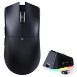 ATTACK SHARK X11 Wireless Gaming Mouse with Charging Dock - BLACK
