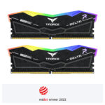 TeamGroup T-Force DELTA RGB 32GB (2x16GB) DDR5 6400MHz CL40 Memory Kit - Black