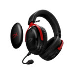 ⁦HyperX Cloud III S  Wireless/Bluetooth Gaming Headset -Red⁩ - الصورة ⁦4⁩