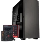 Rosewill Helium Flow Black Mid Tower Computer Gaming Case, ATX, 4x 120mm ARGB Fan FREE Power Supply