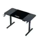 Twisted Minds Paradox Adjustable Gaming Desk, 120x60 cm, with Cup Shelf, Headphone Hook, Mousepad