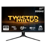 Twisted Minds TM27FHD200IPS Supreme Series 27” FHD, 200Hz, 0.5ms, HDMI 2.1, Fast IPS Gaming Monitor - Black