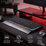 ⁦Redragon K515 Shiva 98 Wired RGB Membrane Gaming Keyboard - Black⁩ - الصورة ⁦2⁩